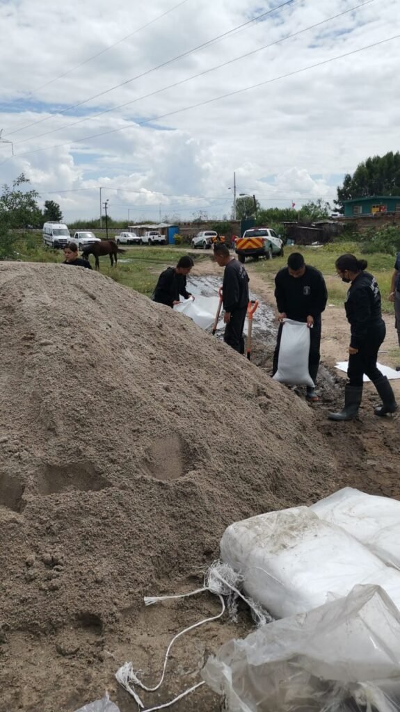 SE ATIENDEN INCIDENTES DERIVADOS DE LA ÚLTIMAS LLUVIAS Guanajuato Sur