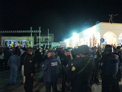 Elementos de Protección Civil y de Corporaciones de Emergencia se coordinaron para actuar en cualquier urgencia que se presentara durante el festejo.