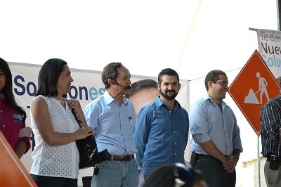 En terrenos de HONDA inicia campaña candidato del PAN, Ismael Pérez Ordaz