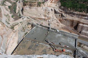 construcción de la presa El Zapotillo 
