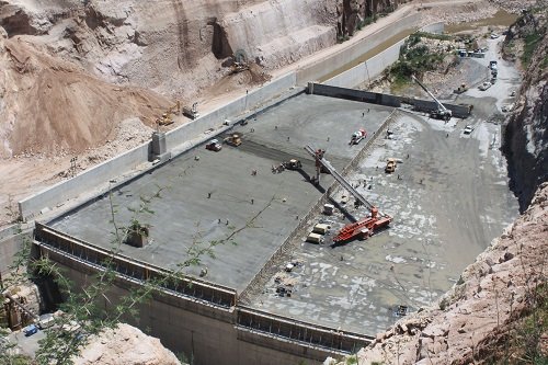 EL AVANCE DE LA PRESA EL ZAPOTILLO ES DE MÁS DE 53 POR CIENTO