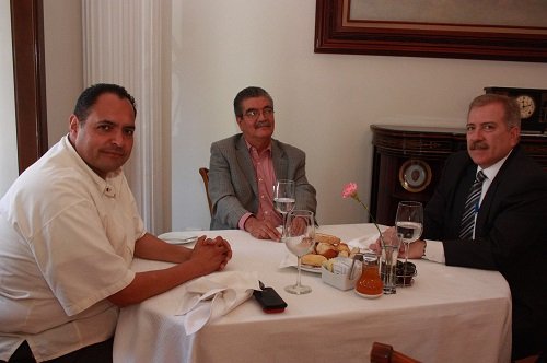 Se reunieron en la ciudad de León los dos alcaldes con el secretario de gobernación.