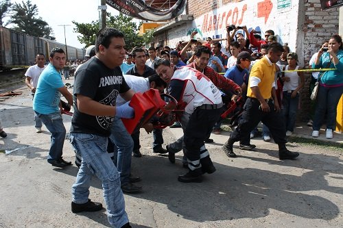 Se registra Trenazo en Villagrán