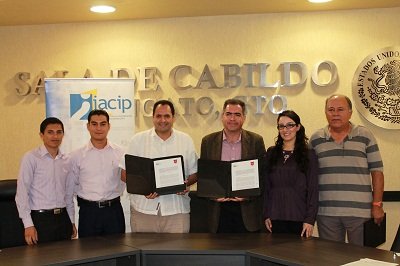 El Secretario del IACIP agradeció a los municipios su voluntad de firmar el convenio.