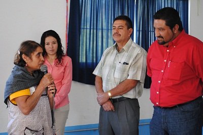 Por su parte la Delegada de Ojo de Agua de Nieto, agradeció, en nombre de la comunidad, el apoyo brindado por parte de la administración