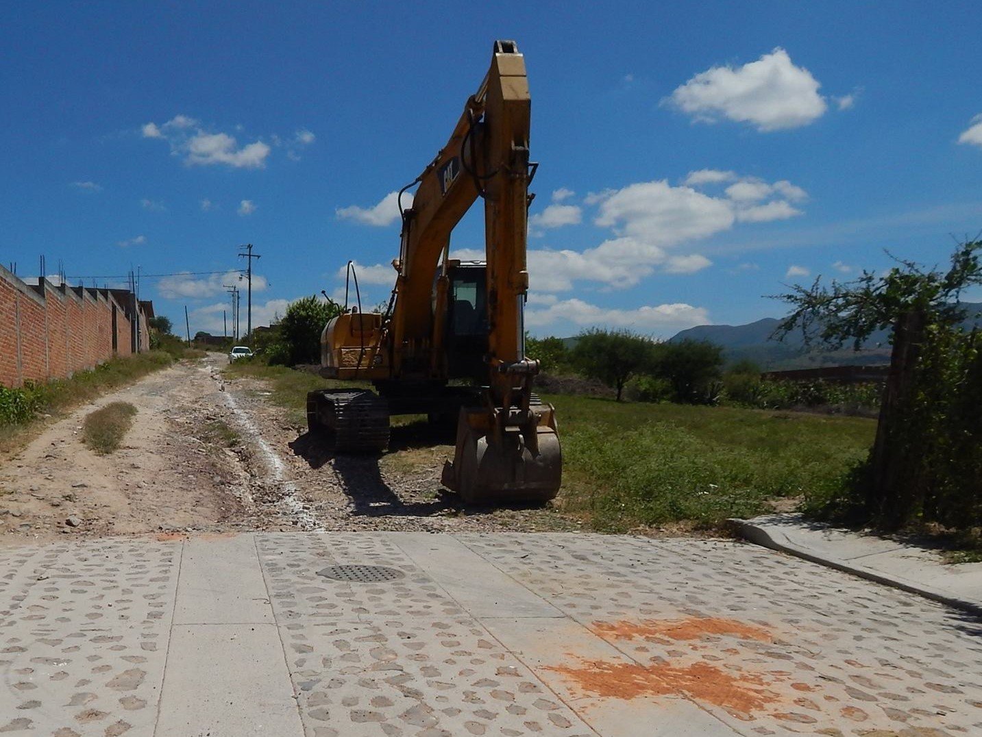 En su mensaje el primer edil dijo que su gobierno sigue trabajando para impulsar las obras básicas en el municipio